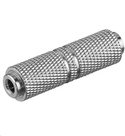 MicroConnect Adaptér stereo 3.5mm (F) - stereo 3.5mm (F) stříbrná