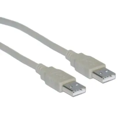 MicroConnect kabel USB2.0 A (M) - USB2.0 A (M) 2m šedá / 480Mbit/s