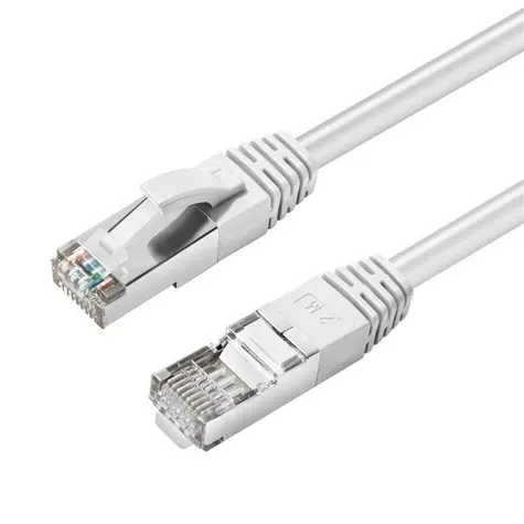 MicroConnect CAT6 S/FTP 0.25m bílá / LSZH