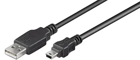 MicroConnect kabel USB2.0 A (M) - miniUSB B (M) 2m černá / 480Mbit/s