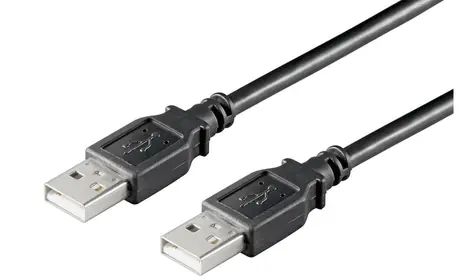 MicroConnect kabel USB2.0 A (M) - USB2.0 A (M) 3m černá / 480Mbit/s