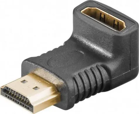 MicroConnect Úhlový adaptér HDMI (M) - HDMI (F) 270° černá
