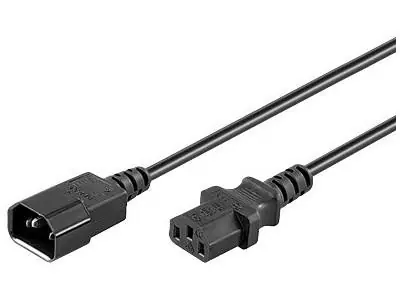 MicroConnect Power Cord C14 - C13 0.5m černá