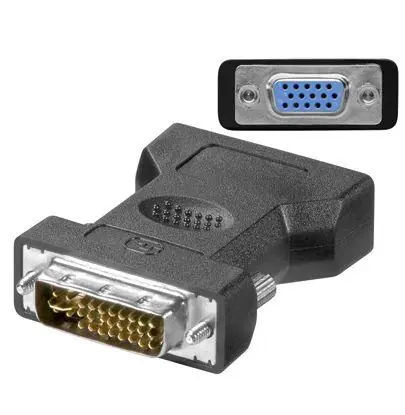 MicroConnect Analog adaptér DVI-I (M) - VGA (F) černá