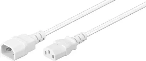 MicroConnect Power Cord C14 - C13 0.5m bílá