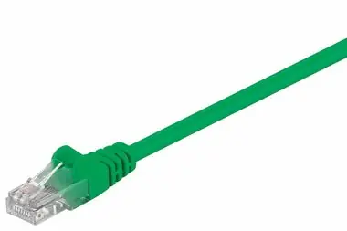 MicroConnect CAT5e U/UTP 10m CCA zelená / PVC