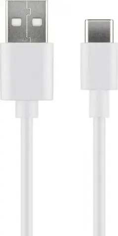 MicroConnect kabel USB3.1 C (M) - USB2.0 A (M) 0.5m bílá / 480Mbit/s