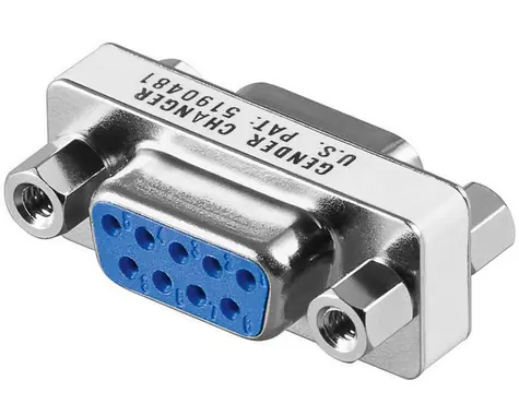 MicroConnect Mini Gender adaptér DB9 F/F