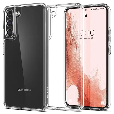 Spigen Ultra Hybrid ochranný kryt pro Samsung Galaxy S22 čirá