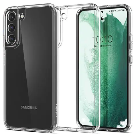 Spigen Ultra Hybrid ochranný kryt pro Samsung Galaxy S22+ čirá