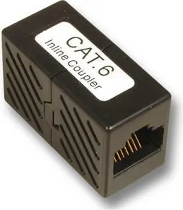 MicroConnect Modulární spojka RJ45 (F) - RJ45 (F) CAT6