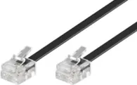 MicroConnect Modulární kabel RJ11 6P/4C 6m černá 