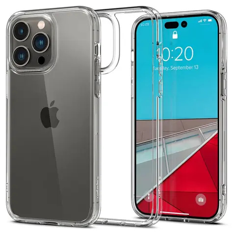 Spigen Ultra Hybrid ochranný kryt pro Apple iPhone 14 Pro čirá