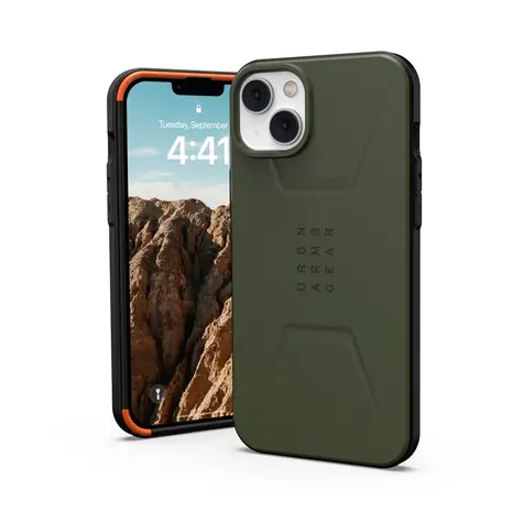UAG Civilian MagSafe ochranný kryt pro Apple iPhone 14 Plus olivová