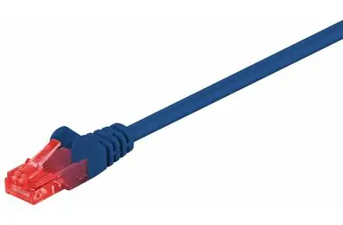 MicroConnect CAT6 U/UTP 5m modrá / PVC