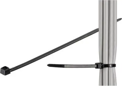 MicroConnect Kabelové stahovací pásky 203 x 2.5 mm černá / 100ks