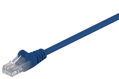 MicroConnect CAT5e U/UTP 15m CCA modrá / PVC