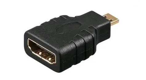 MicroConnect Adaptér microHDMI (M) - HDMI (F) černá / Plug & Play