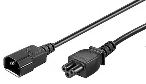 MicroConnect Prodlužovací kabel C14 - C5 1.8m černá