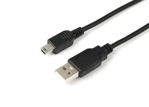 MicroConnect kabel USB2.0 A (M) - miniUSB B (M) 5m černá / 480Mbit/s