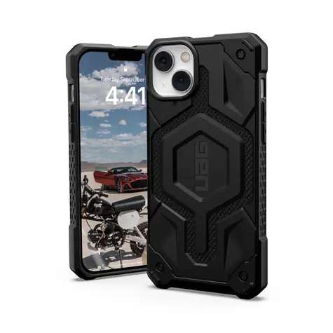 UAG Monarch Pro MagSafe ochranný kryt Apple iPhone 14 Plus kevlar černá
