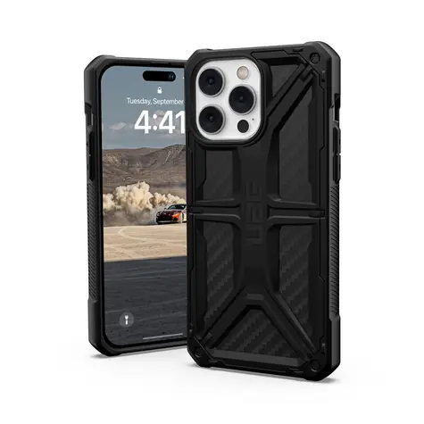 UAG Monarch ochranný kryt pro Apple iPhone 14 Pro Max carbon