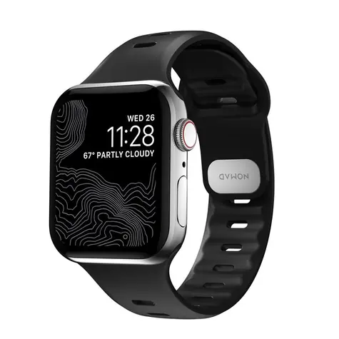 Nomad Sport Slim řemínek pro Apple Watch 7 (45 & 44 & 42 mm) M-L modrá