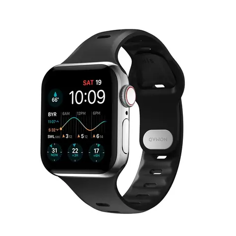 Nomad Sport Slim řemínek pro Apple Watch 7 (41 & 40 & 38 mm) S-M černá