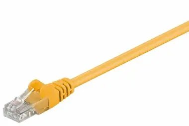 MicroConnect CAT5e U/UTP 5m žlutá / PVC