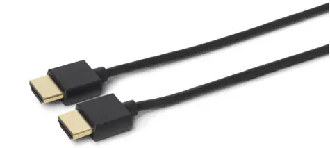 MicroConnect Propojovací Ultra slim kabel HDMI 2.0 (M) - HDMI 2.0 (M) 1m černá