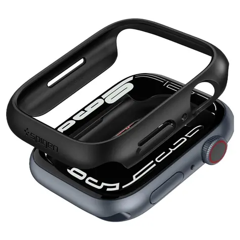 Spigen Thin Fit ochranný kryt pro Apple Watch 7 41mm černá