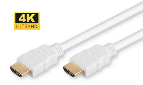 MicroConnect Propojovací kabel HDMI 1.4 (M) - HDMI 1.4 (M) 2m bílá