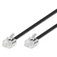 MicroConnect Modulární kabel RJ12 6m černá 