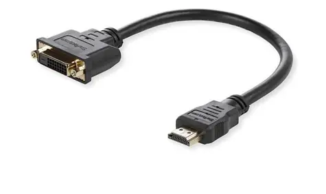 MicroConnect Adaptér HDMI (M) - DVI-D (F) 15cm černá