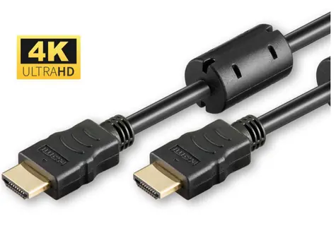 MicroConnect Propojovací kabel HDMI 1.4 (M) - HDMI 1.4 (M) 1.5m černá / Feritová jádra
