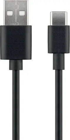 MicroConnect kabel USB C (M) - USB2.0 A (M) 2m černá / 480Mbit/s