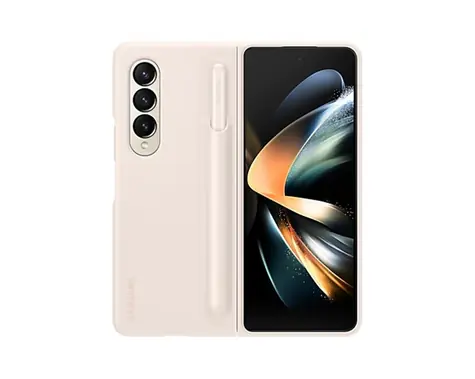 SAMSUNG Back holder Pen Cover zadní kryt pro Samsung Galaxy Z Fold4 béžová