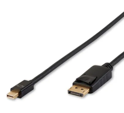 MicroConnect Kabel Mini DisplayPort 1.2 (M) - DisplayPort (M) 1m černá