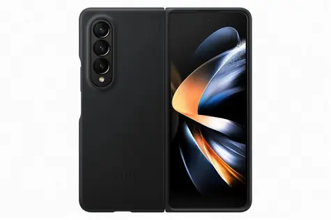 SAMSUNG Leather Cover kožený kryt pro Samsung Galaxy Z Fold4 černá