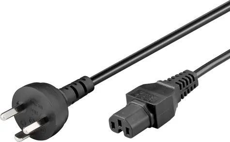 MicroConnect Power Cord DK EDB - C15 1.8m černá / dánská koncovka