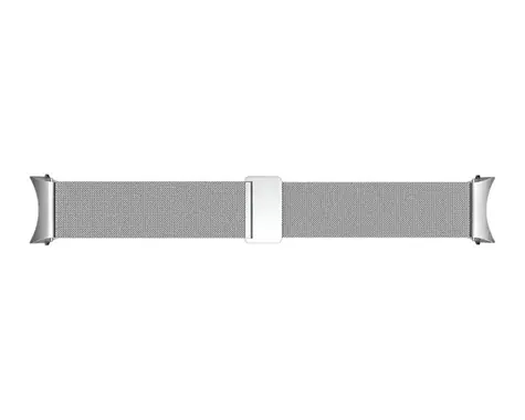 SAMSUNG Kovový řemínek 20mm z tahu pro Samsung Galaxy Watch 4 (44mm) M-L stříbrná