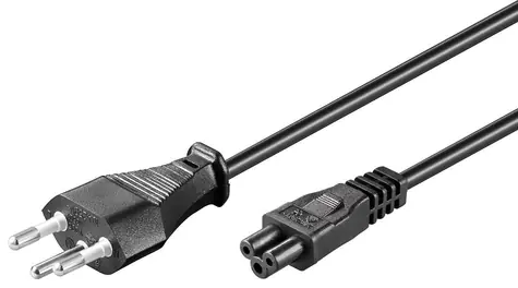 MicroConnect Power Cord Swiss Typ J - C5 5m černá / Švýcarská koncovka