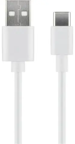 MicroConnect kabel USB C (M) - USB2.0 A (M) 3m bílá / 480Mbit/s
