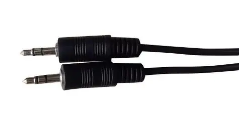 MicroConnect Slim audio kabel 3-pin Jack 3.5mm - Jack 3.5mm 10m černá