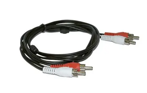MicroConnect Stereo kabel 2x RCA (M) - 2x RCA (M) 10m černá
