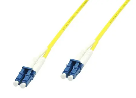 MicroConnect Optical Fibre Cable LC/LC Singlemode duplex OS2 1.5m žlutá