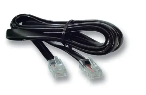 MicroConnect Modulární kabel RJ12 - RJ45 M/M 3m černá