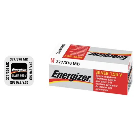 Energizer EH-SP377 / 376 hodinkové baterie 27mAh 1.55V / 20ks