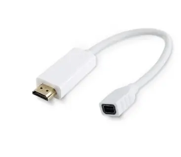 MicroConnect Adaptér HDMI (M) - miniDP (F) 0.1m bílá