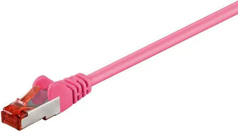 MicroConnect CAT6 S/FTP 5m růžová / LSZH